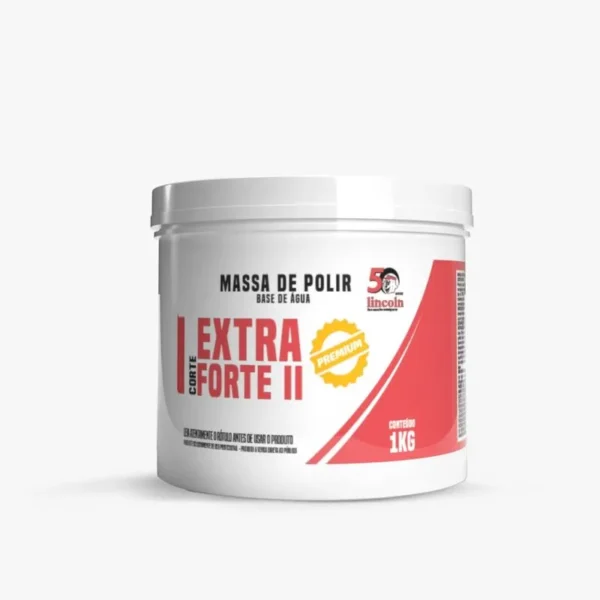 MASSA DE POLIR EXTRA FORTE 2 B'AGUA LINCOLN 1KG