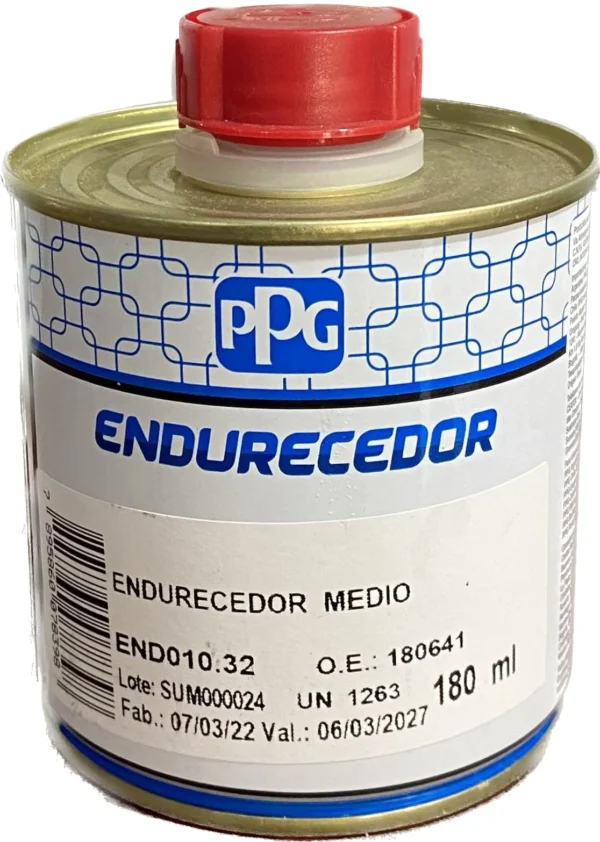 END010.32 ENDURECEDOR MEDIO PPG 180 ML (P/V41 E P41)