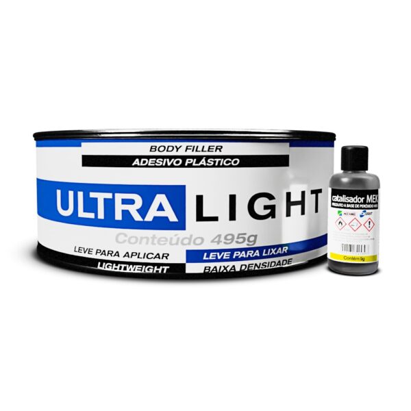 MASSA PLASTICA ULTRA LIGTH 495G MAXI RUB