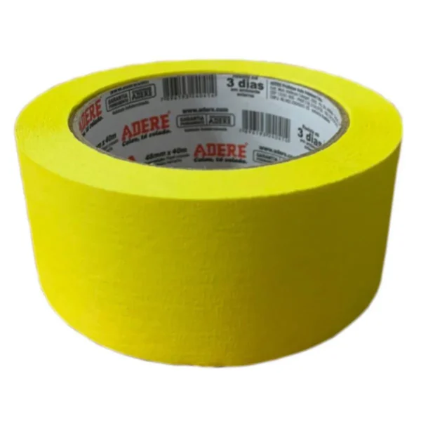 FITA CREPE AUTOMOTIVA ADERE A128RA/S 48MMX40M (AMARELA)
