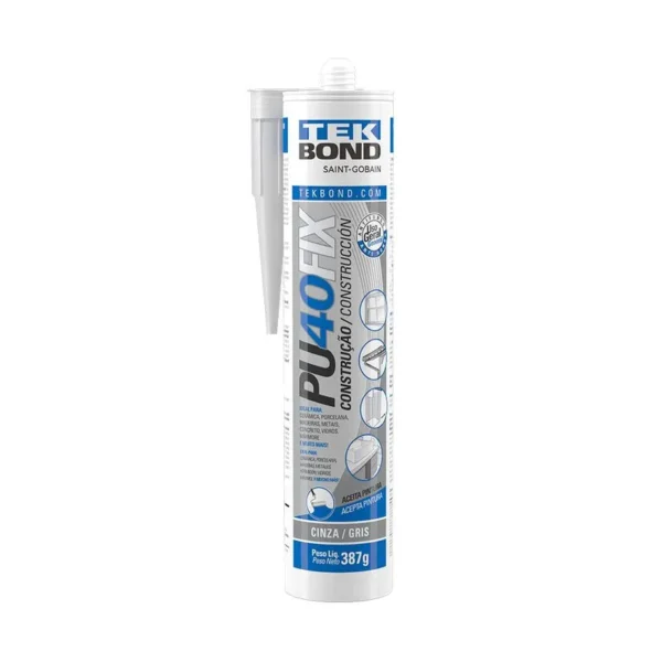 TEK BOND PU40FIX CINZA CARTUCHO 387G/280ML TEK BOND