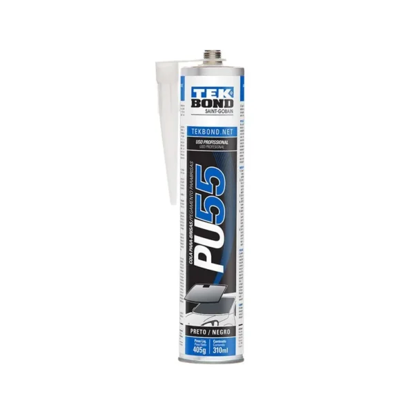 TEK BOND COLA PARABRISAS PRETO/ADESIVO PU55 30 405G/310ML