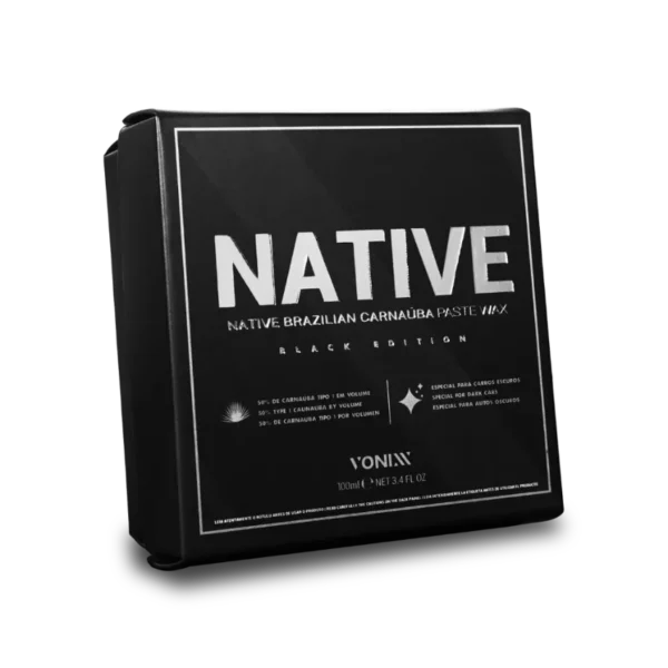NATIVE CARNAUBA PASTE WAX BLACK EDITION 100ML VONIXX
