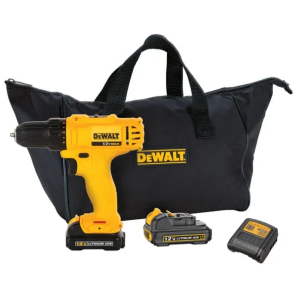 DEWALT PARAF/FURAD 3/8" 12V 10MM BAT.LITIO BIVOLT DCD700C2BR