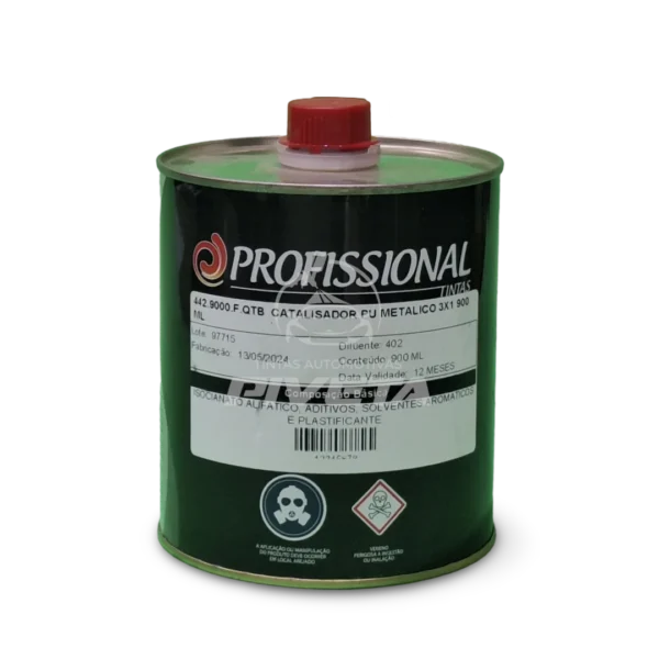 442 CATALISADOR P/ PU METALICO 3X1 900 ML PROFISSIONAL