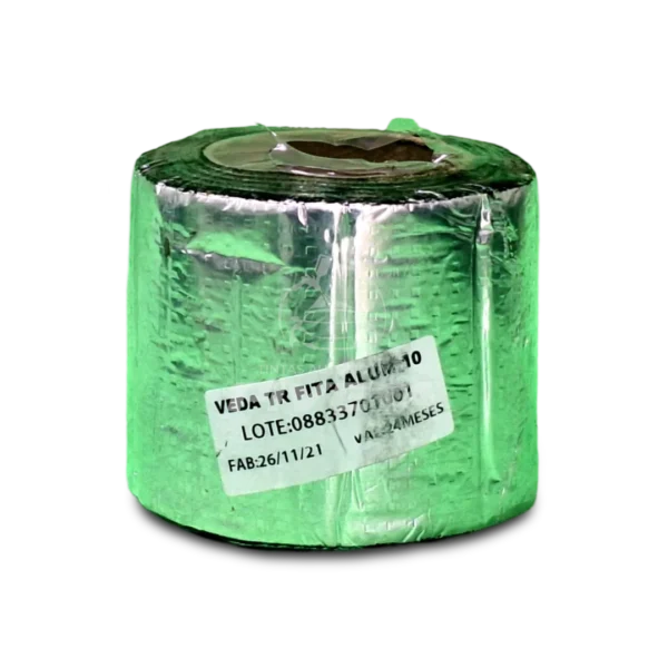 FITA ADESIVA ALUMINIZADA/VEDA TUDO 10CMX10M POLIPLAS