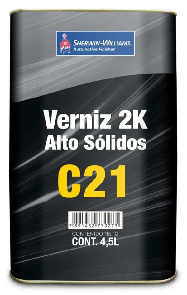 VERNIZ 2K ALTO SOLIDOS C21 4,5L SHERWIN WILLIAMS